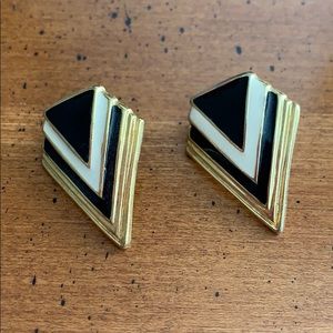 Vintage modern earrings